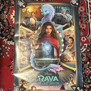 Disney Raya and the Last Dragon Colorful Poster